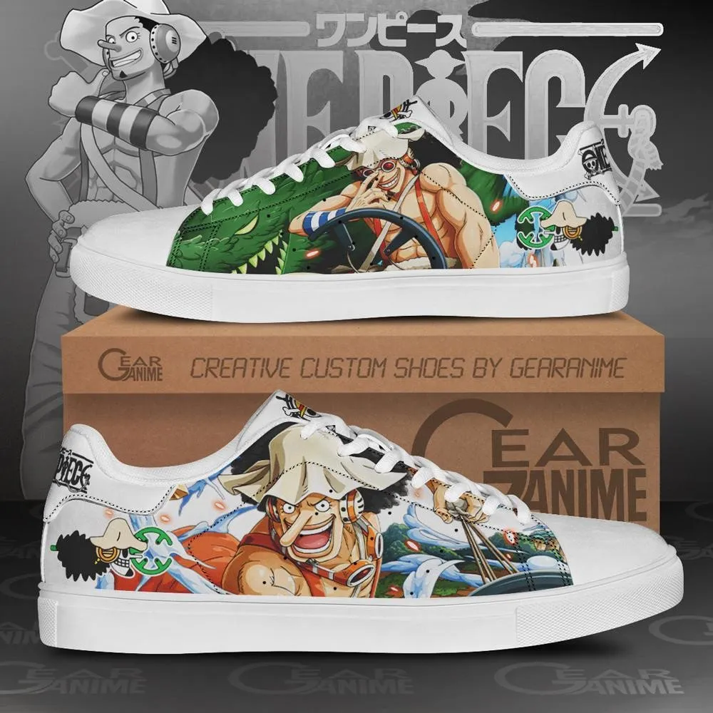 Usopp Skate Shoes OP Custom Anime Shoes