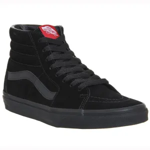 Vans Sk8 Hi - All Black Suede