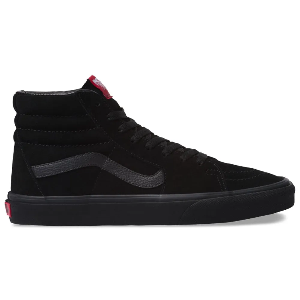 Vans Sk8 Hi - All Black Suede