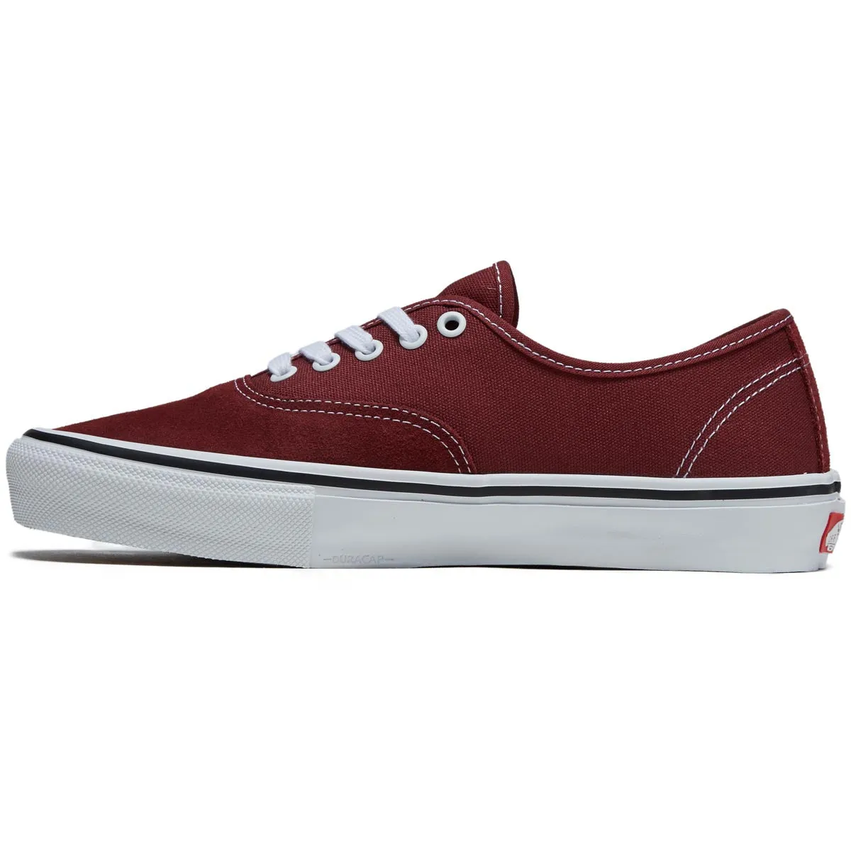 Vans Skate Authentic Shoes - Burgundy/White