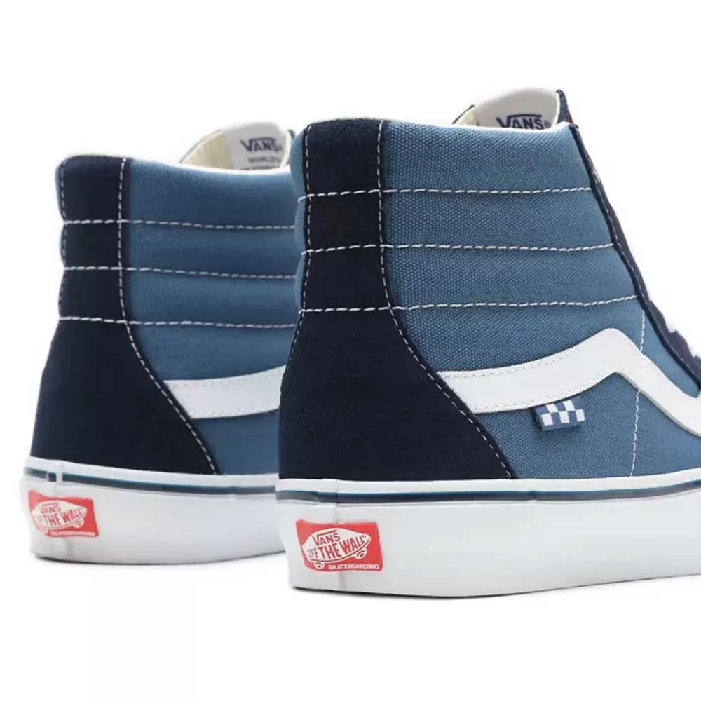 Vans Skate SK8-Hi Shoes  - Navy/White