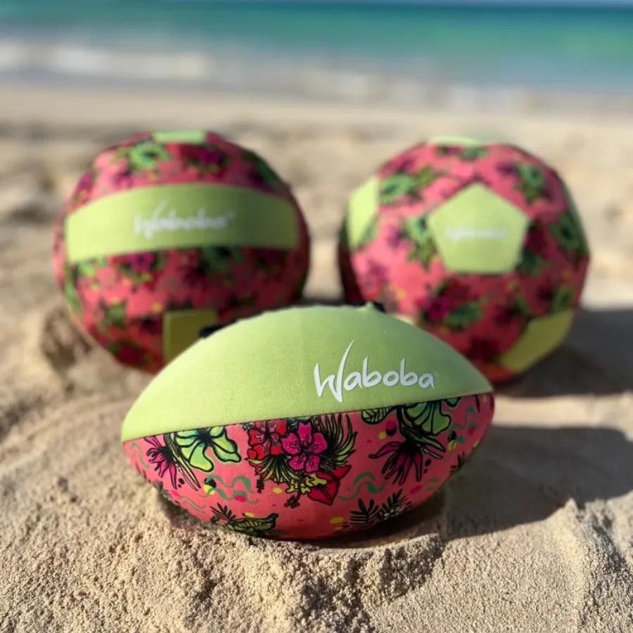 Waboba Beach Football 6in Tropical Floral 184C06_A