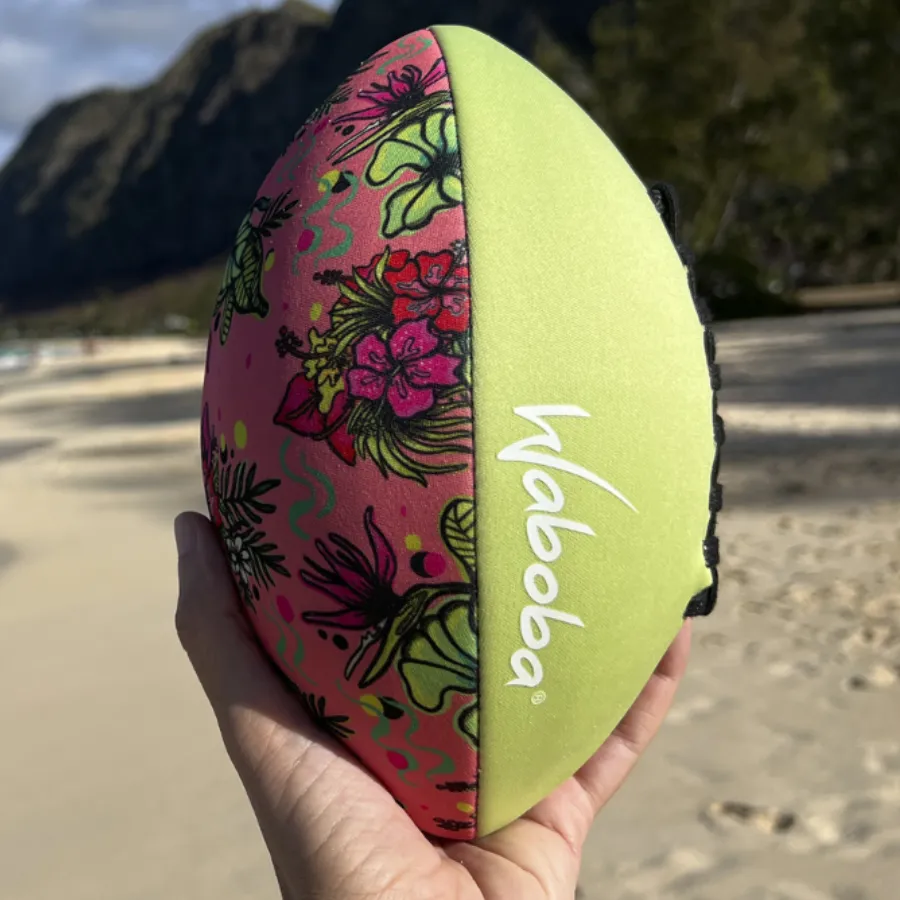 Waboba Beach Football 9in Tropical Floral 185C06_A