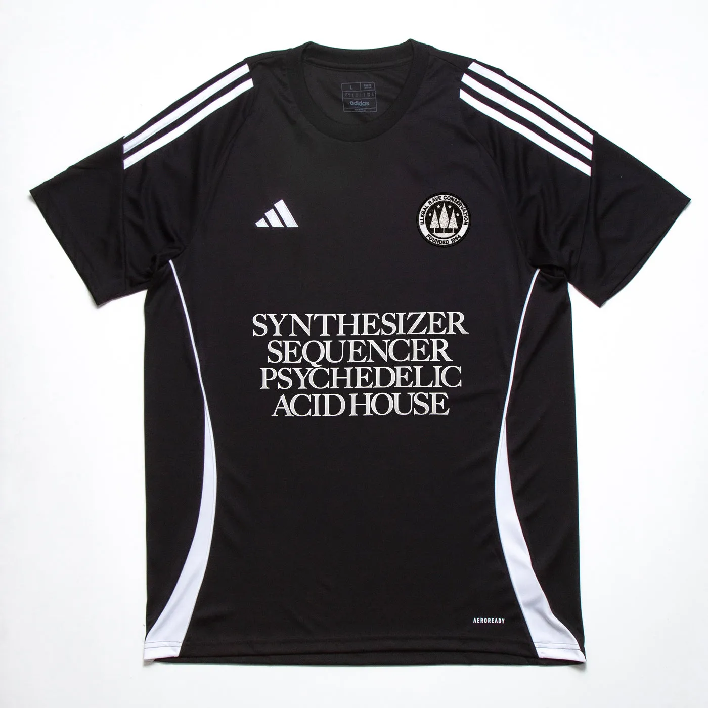 Wasted Heroes FC Tiro 24 - Training Jersey - Black/White