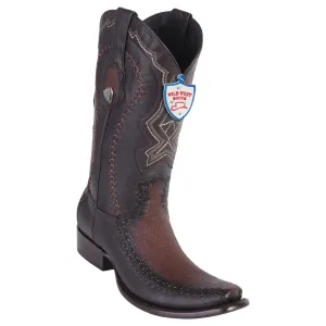 Wild West 279F9316 Men's | Color Faded Brown | Men's Wild West Sharkskin Boots Dubai Toe Handcrafted