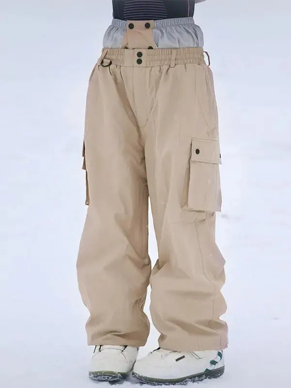 Women's Cargo Snow Pants Prime Ultimate Baggy Ski Trousers