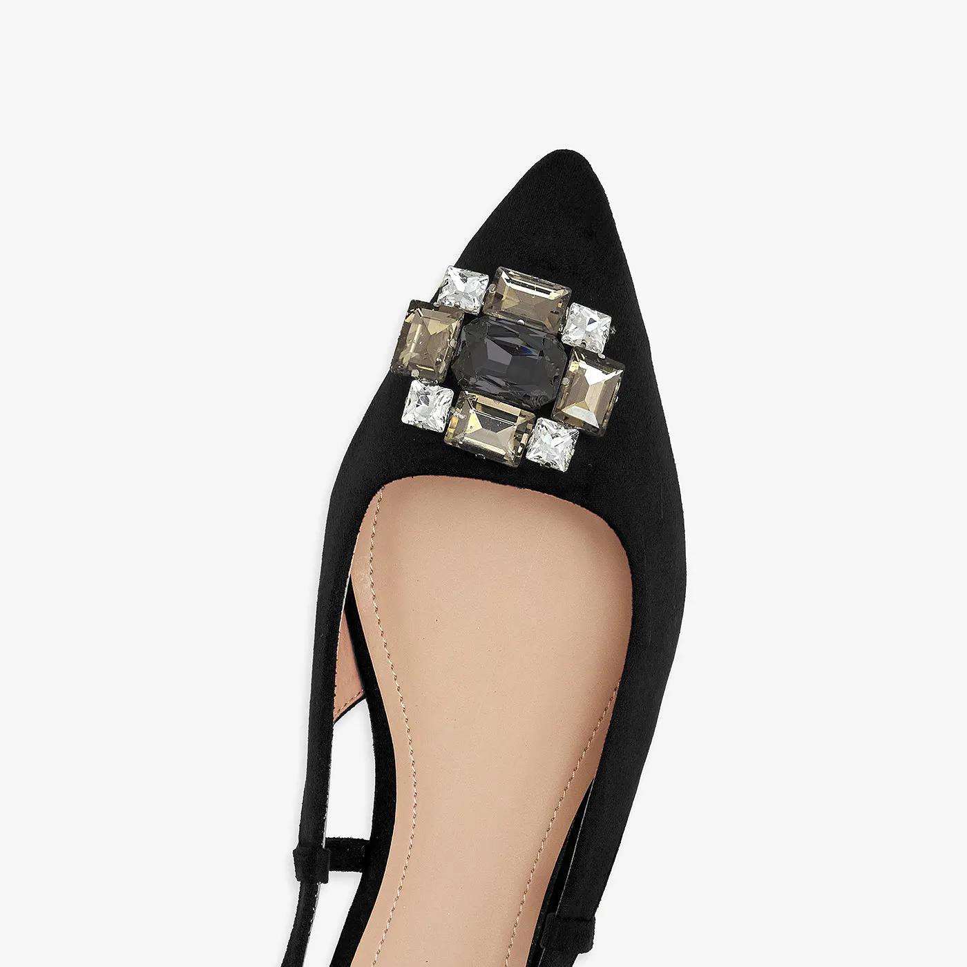 Women's Embellished Sling Back