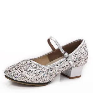 Women's Sparkling Glitter 3.5cm Heels Modern & Ballroom Dance Shoes