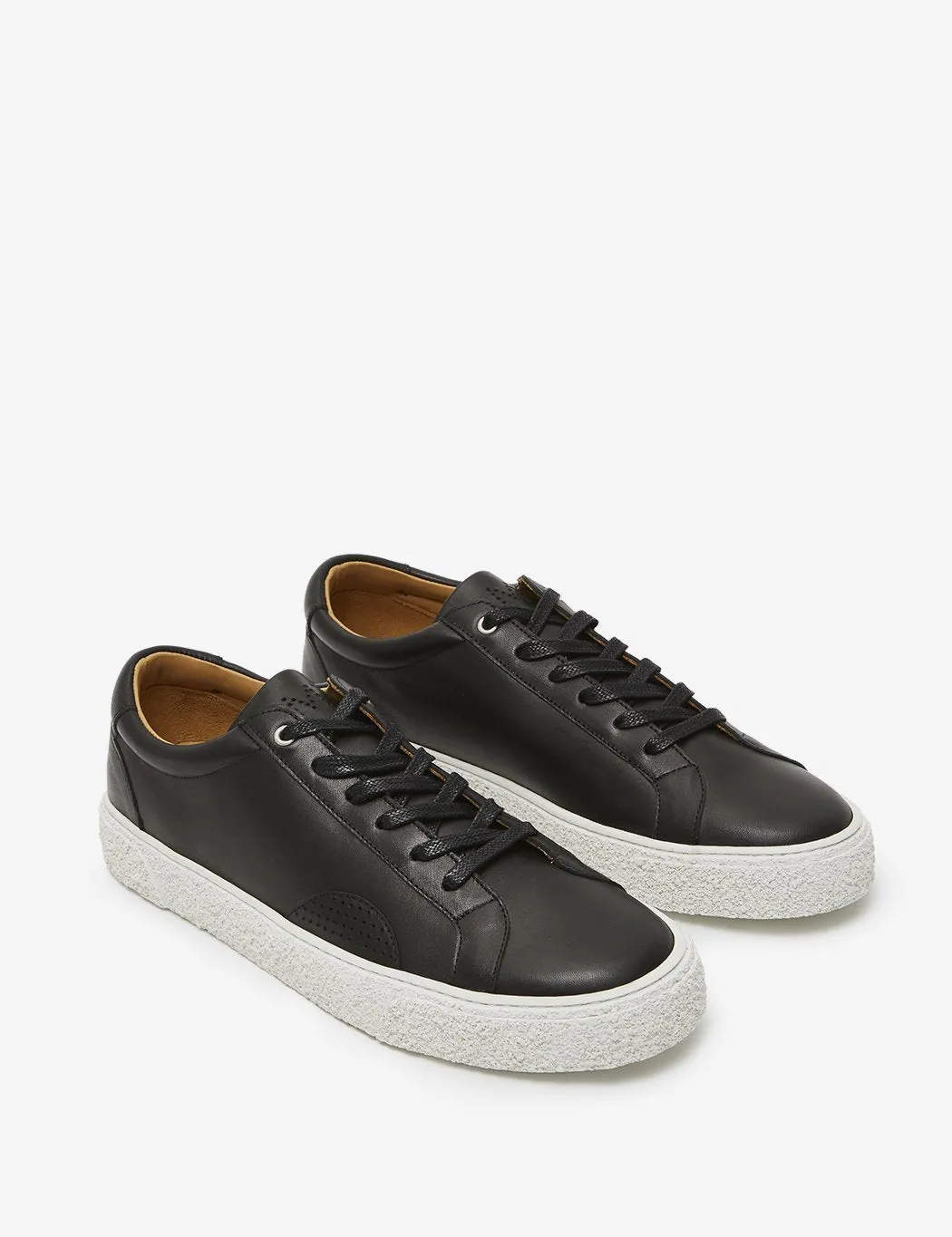 YMC DAP Shoe 1 Trainers (Leather) - Black