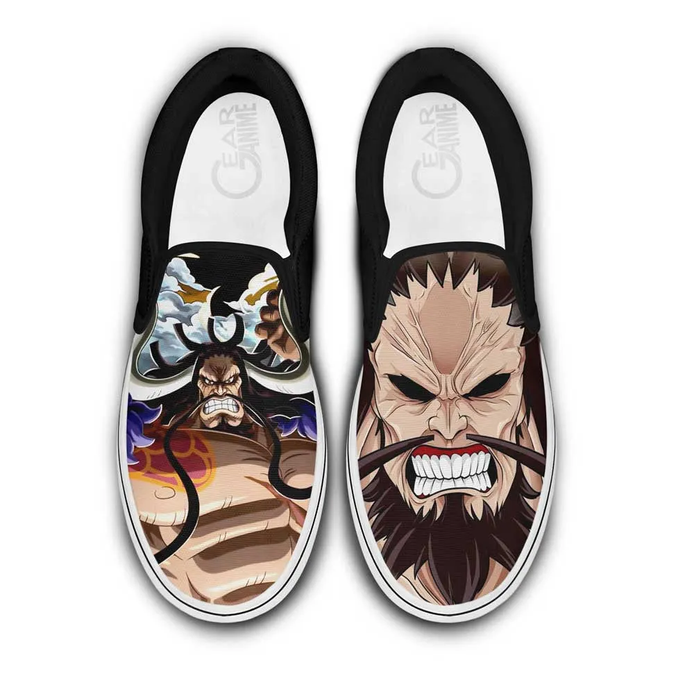 Yonko Kaido Slip On Sneakers Custom Anime OP Shoes