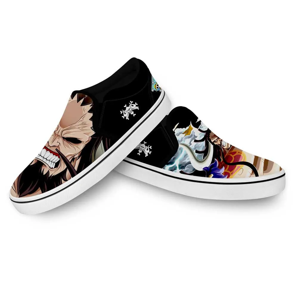 Yonko Kaido Slip On Sneakers Custom Anime OP Shoes